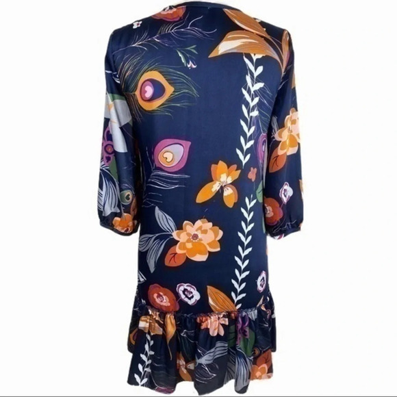 Jade retro mod floral shift dress size S - Picture 3 of 7